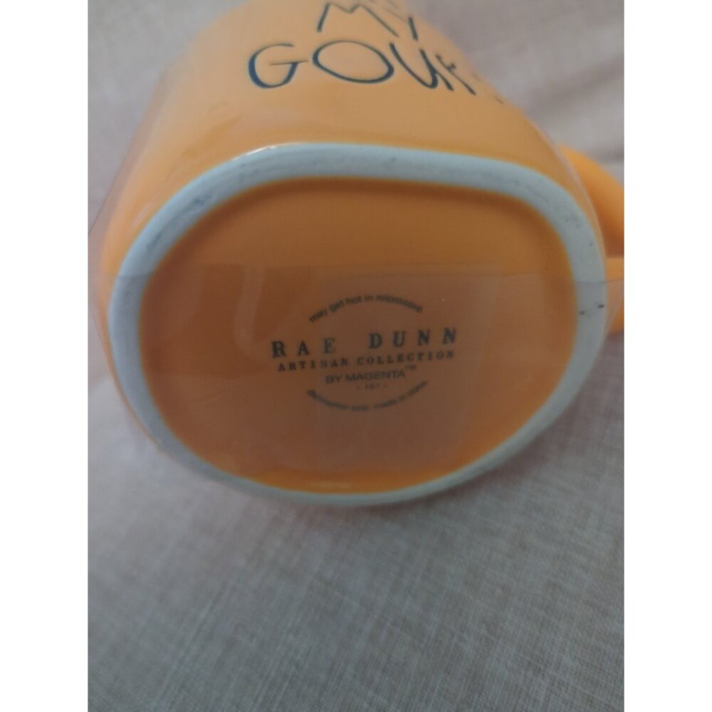 New Rae Dunn Fall Thanksgiving OH MY GOURD Mug with Topper Pumpkin - Picture 4 of 4